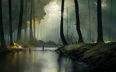 Bathing in the Creek